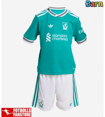 Liverpool Tredje Tröja Barn 2025-26 Kortärmad (+ Korta byxor)